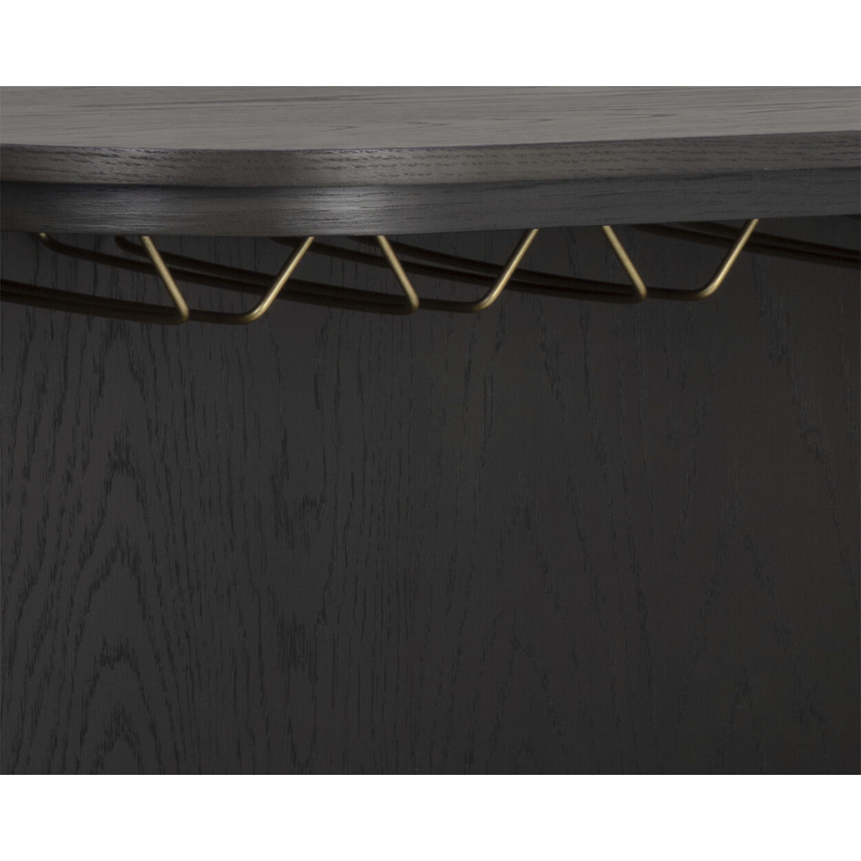 Dresden Cognac / Smoke Grey Bar Cabinet